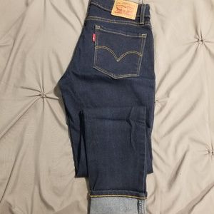 Levi dark wash jeans